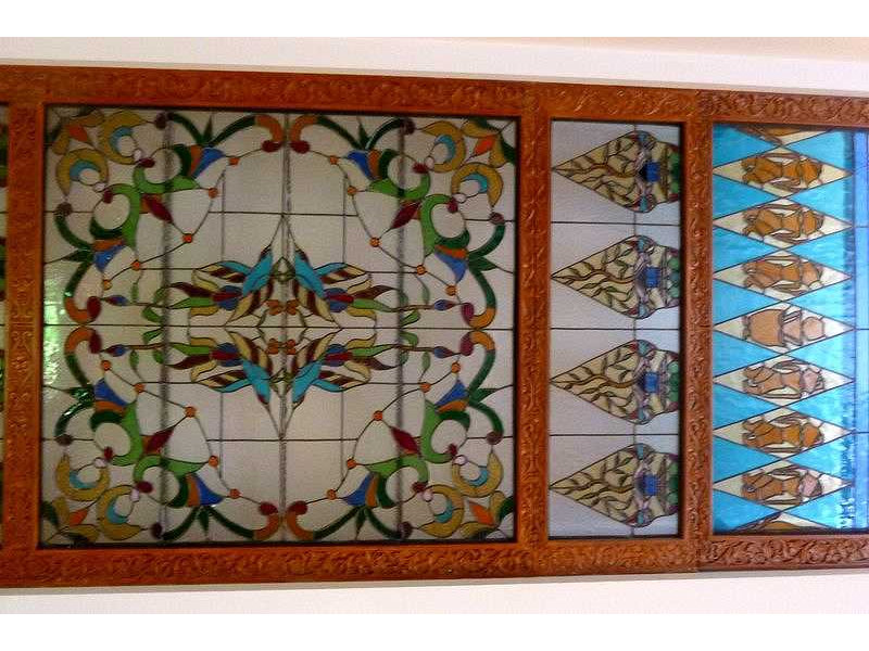 glass window-resto-floral panel-gunungan-wayang toorop